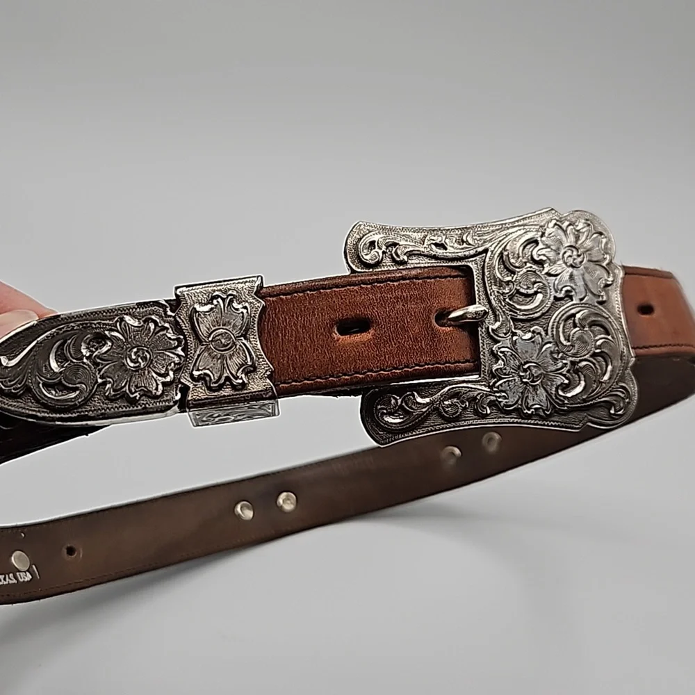 Vtg Nocona Belt Co 1997 Western belt, 30, 1997